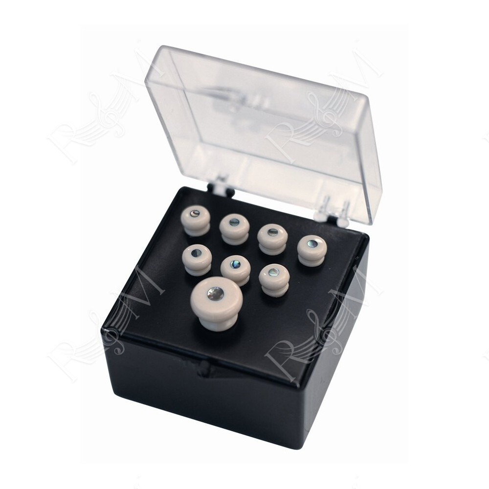 APP45 Pin, Set, Pearl Inlay, White 45
