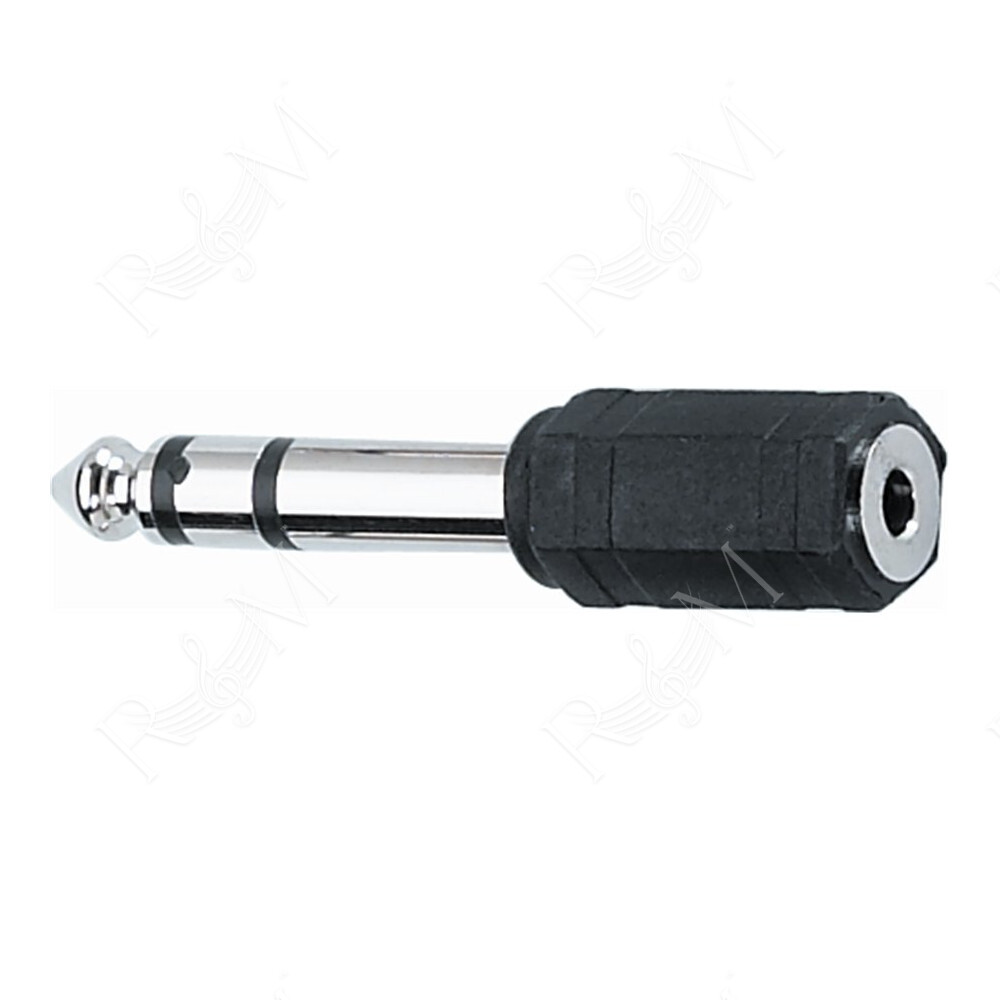 AD/21 Adattatore Jack TRS Stereo 6.3/Presa miniJack TRS Stereo 3.5