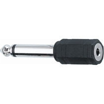 AD/22 Adattatore Jack TS Mono 6.3/Presa Jack TS Mono 3.5
