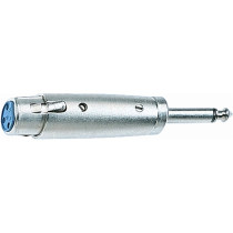F/146-K Adattatore XLR Femmina/Jack TS Mono 6.3