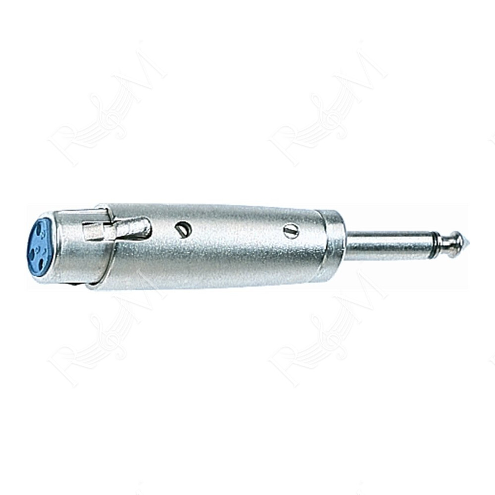 F/146-K Adattatore XLR Femmina/Jack TS Mono 6.3