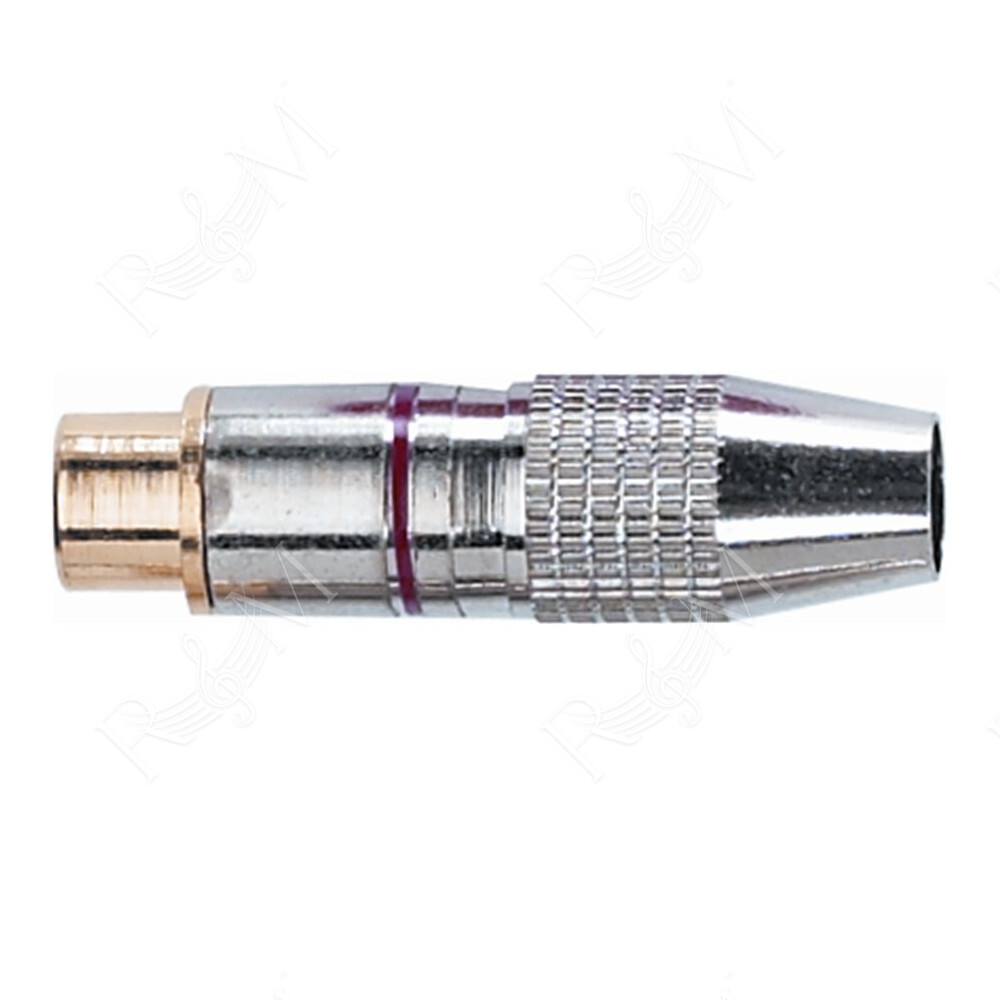 F/234 RE RCA femmina in metallo nikelato
