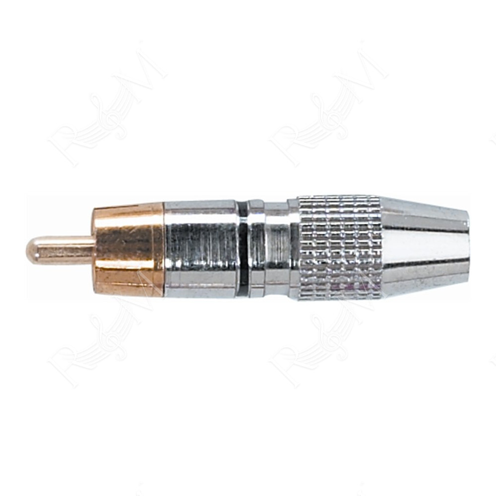 G/251 BK RCA maschio in metallo nichelato