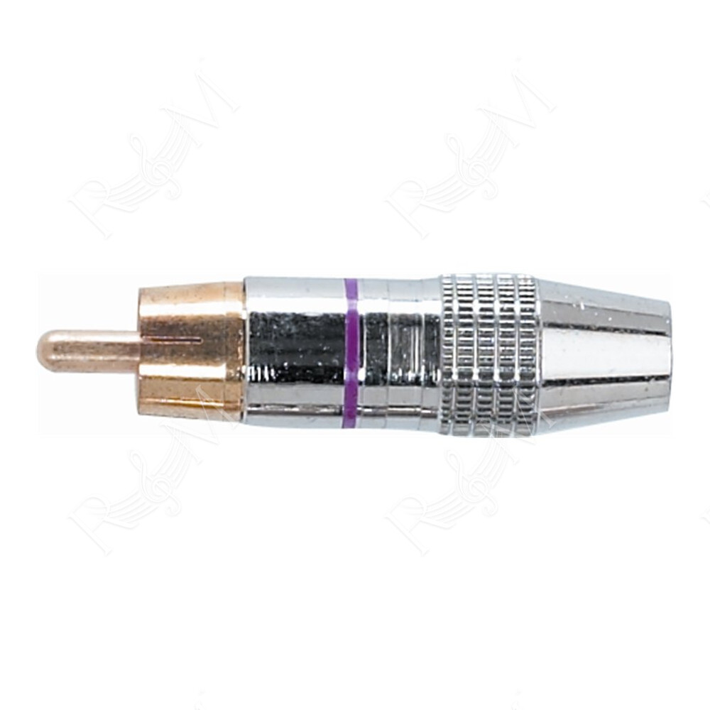 G/251 RE Spina RCA in metallo nichelato