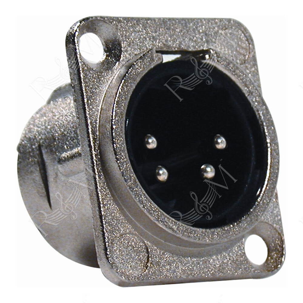 NC/347-K XLR 4 poli maschio da pannello