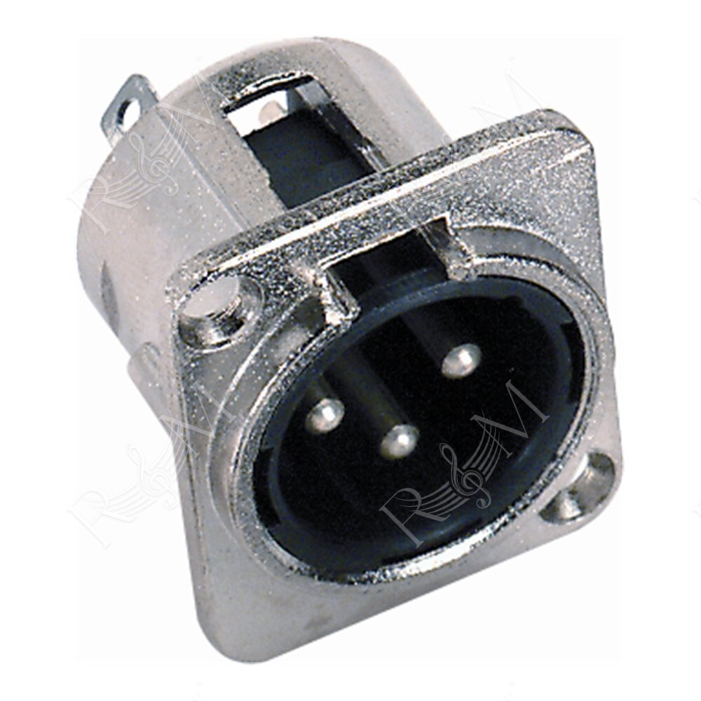 NC/353-K XLR 3 poli maschio da pannello