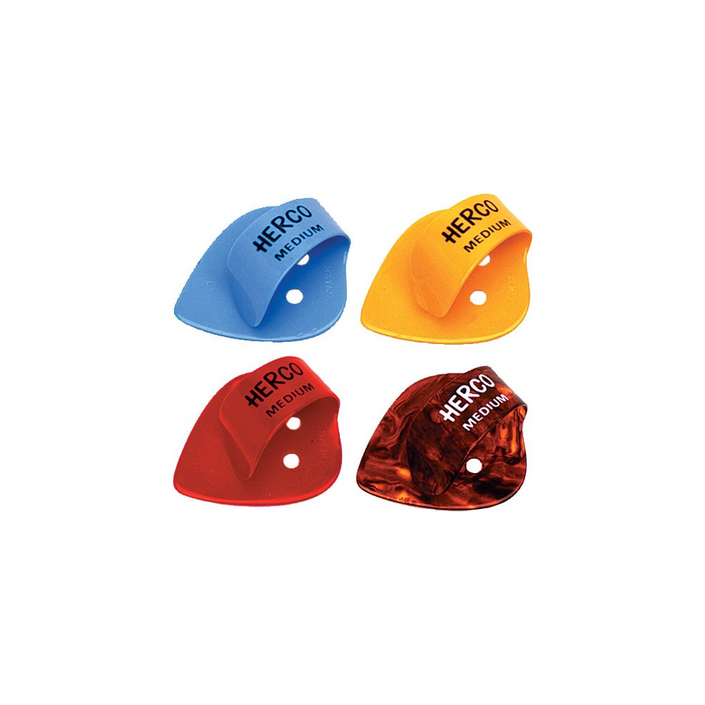 HE111 Herco Flat Thumbpicks Light Box/24
