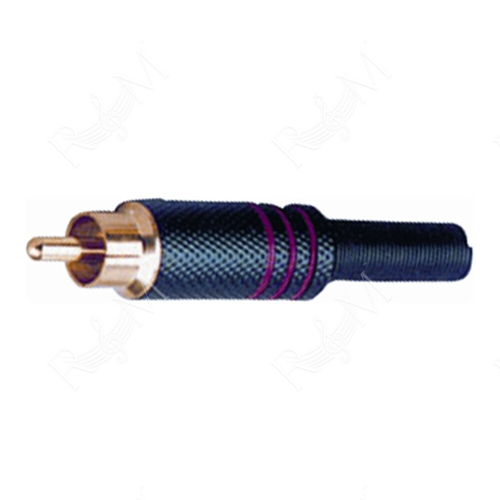 G/254 BK-RE RCA in metallo nero